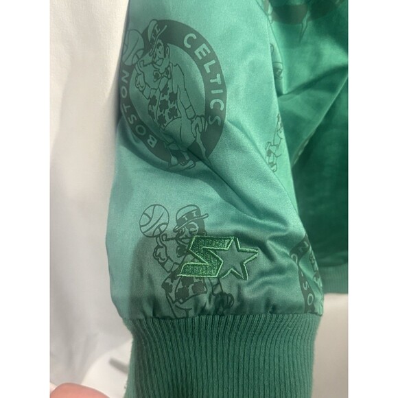 Vintage Boston Celtics Starter Jacket 4XL 80s 90s Green  Bomber Men’s NBA - Picture 10 of 10